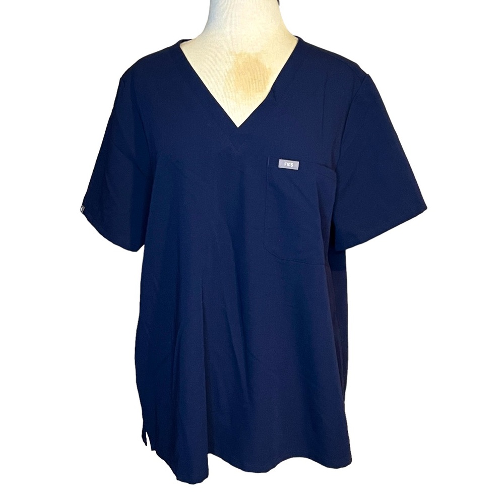 Figs XXL Navy blue V neck scrub top